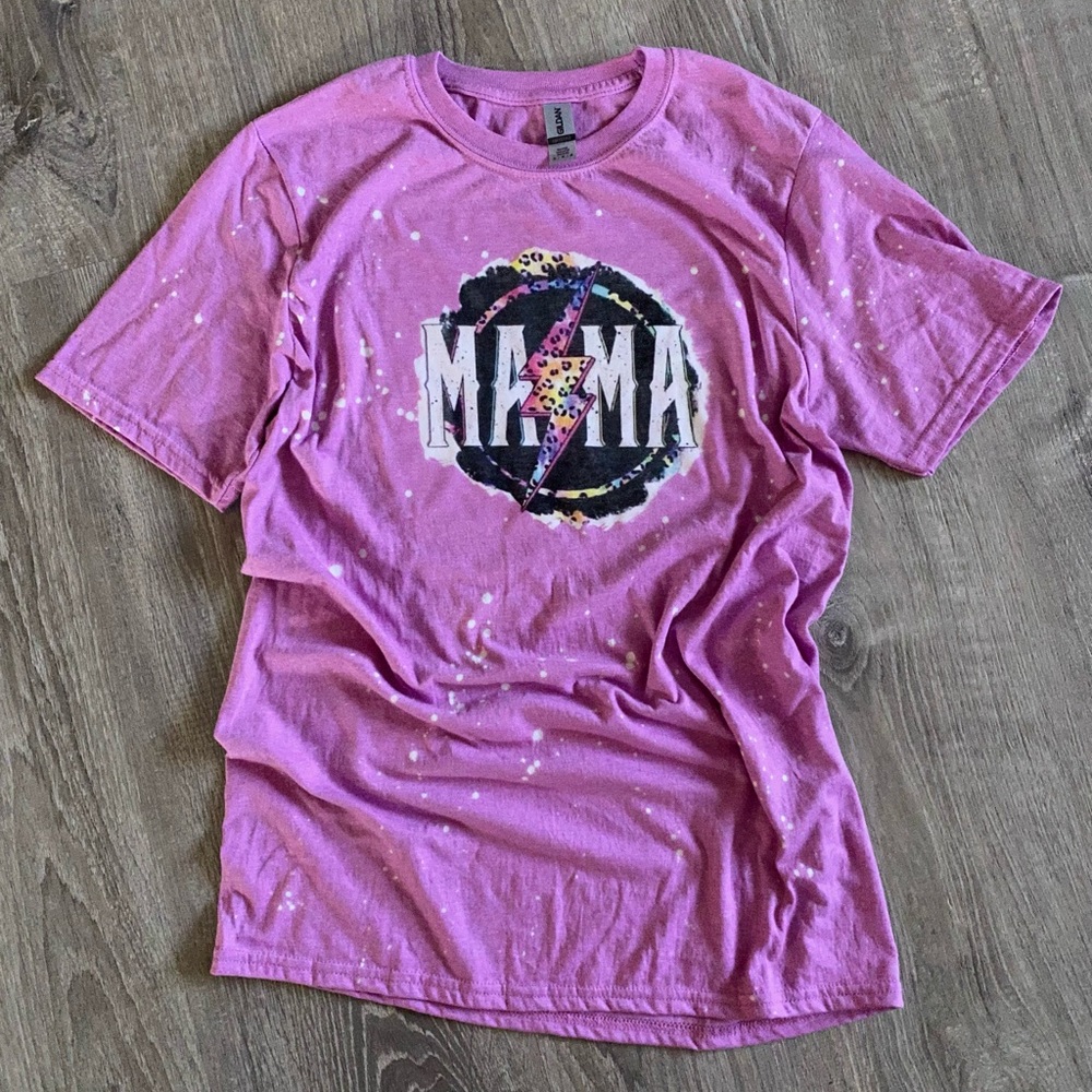 🆕 Mama bleached tee